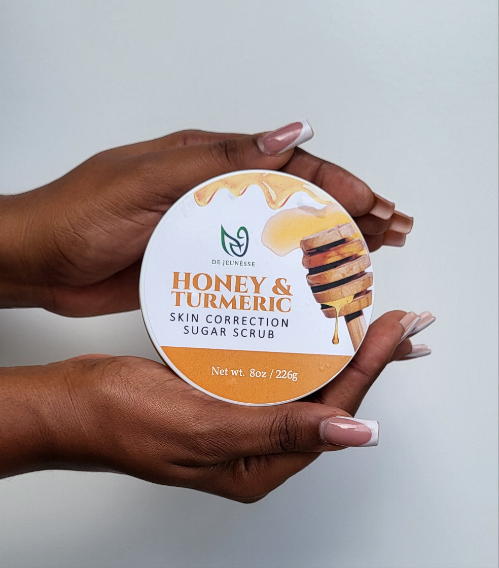 Honey & Turmeric Skin Correction Sugar Scrub 10oz