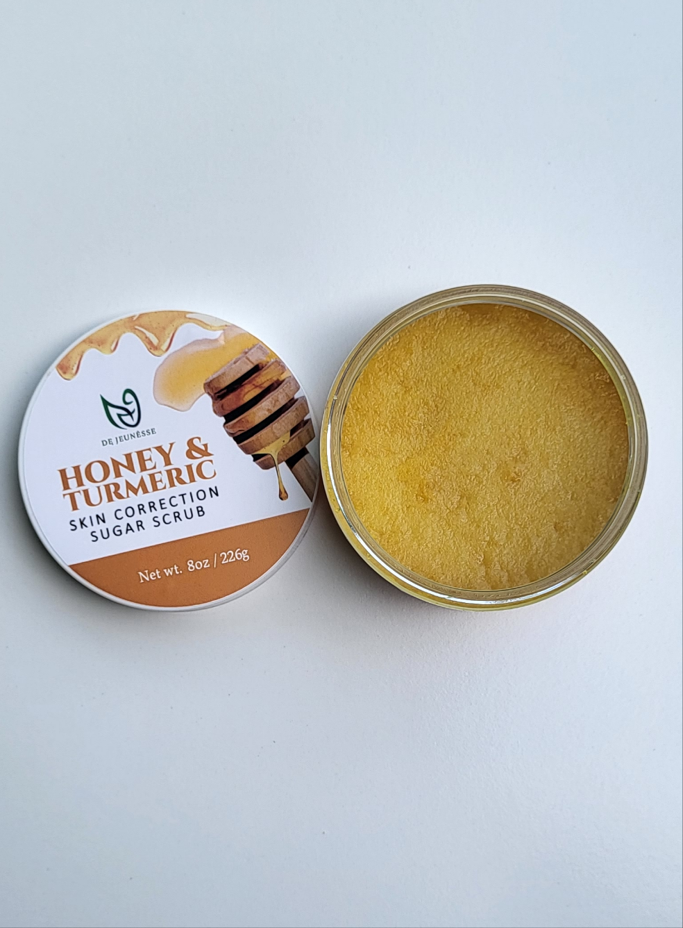 Honey & Turmeric Skin Correction Sugar Scrub 10oz