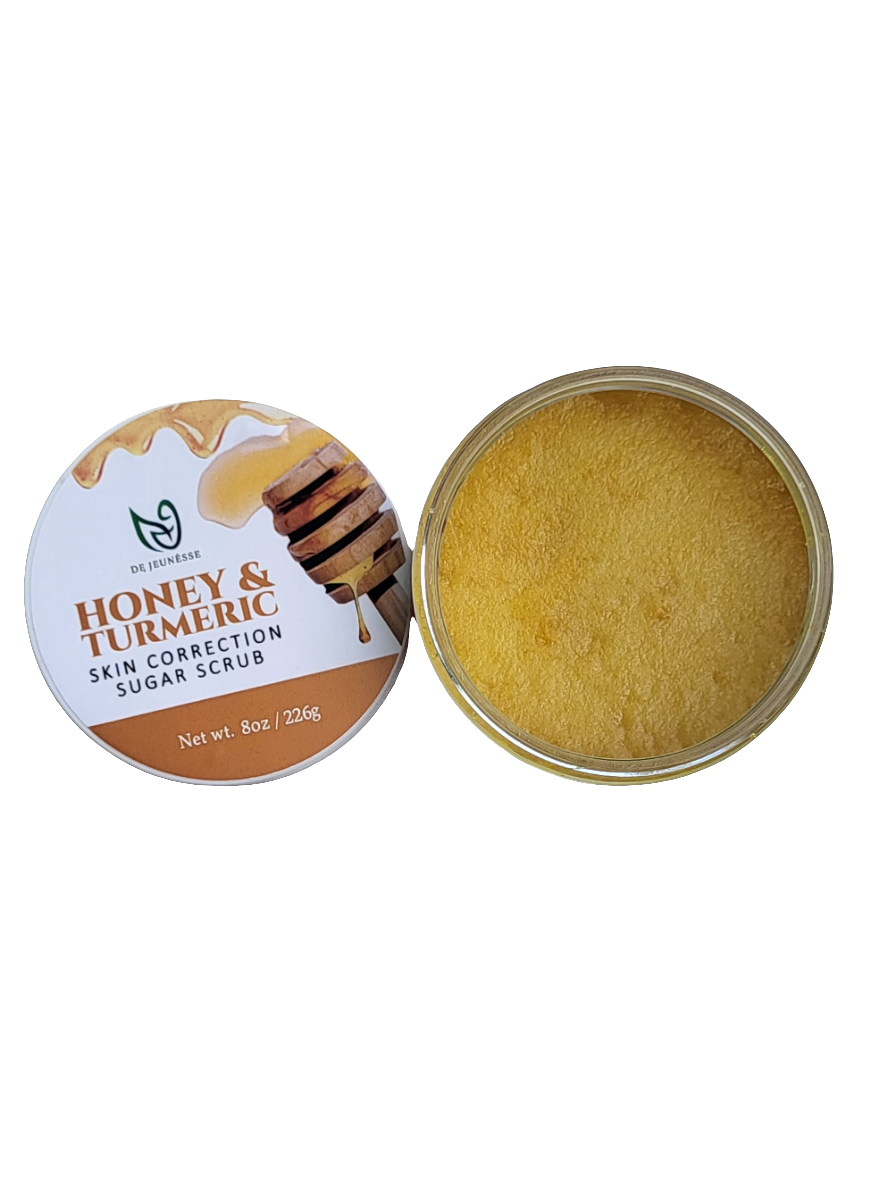 Honey & Turmeric Skin Correction Sugar Scrub 10oz