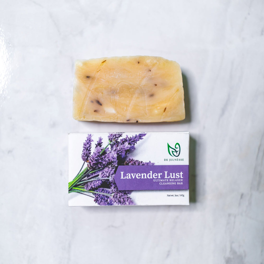 Lavender Lust Face & Body Cleansing Bar - dejeunesse