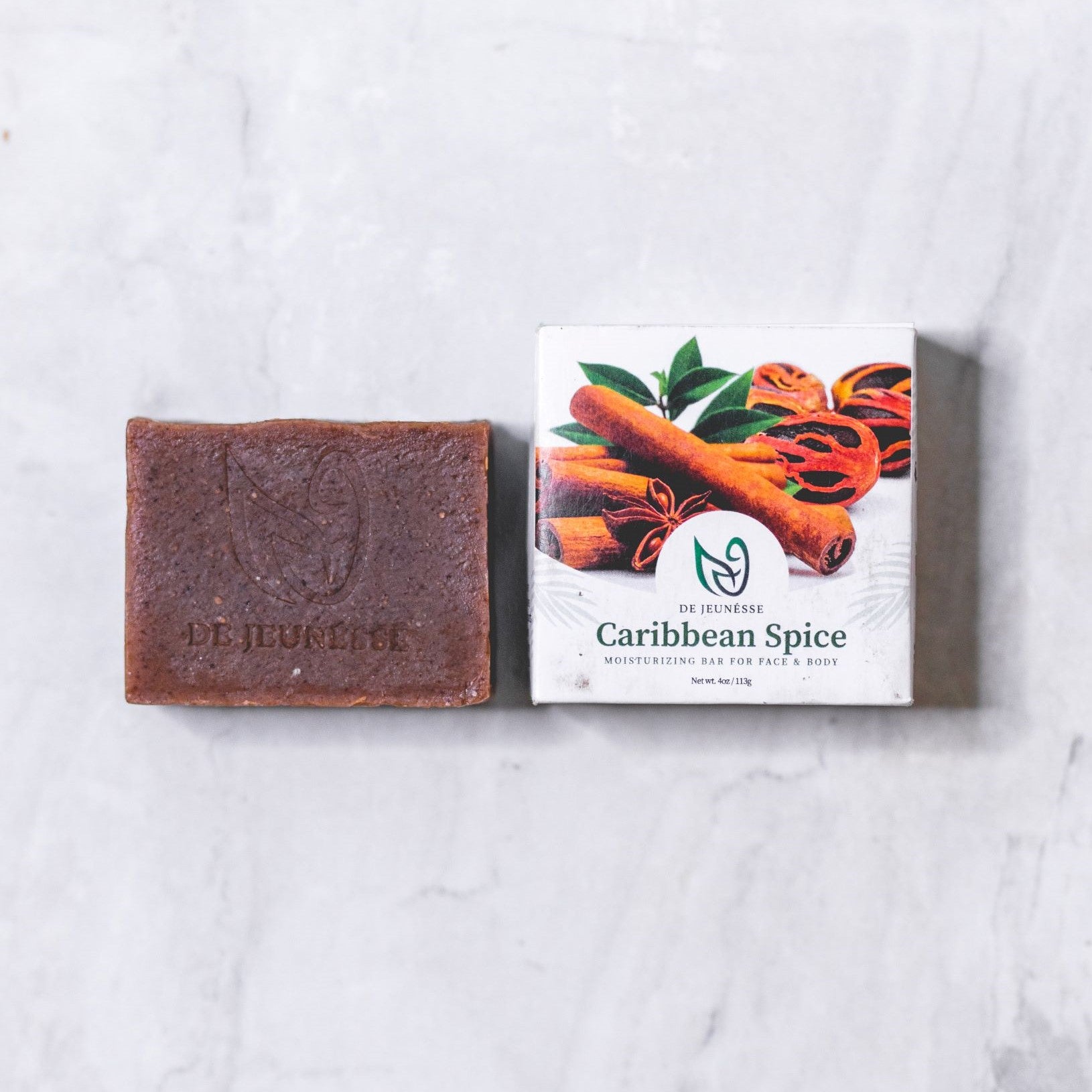 Caribbean Spice Face & Body Cleansing Bar - dejeunesse