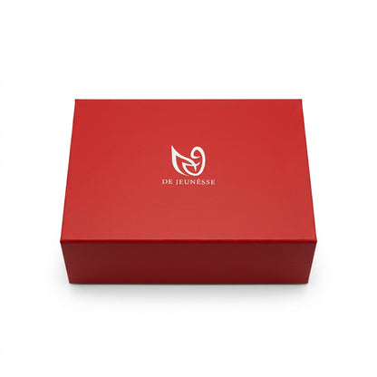 Our red christmas Gift chest with natural skincare products for all skin types