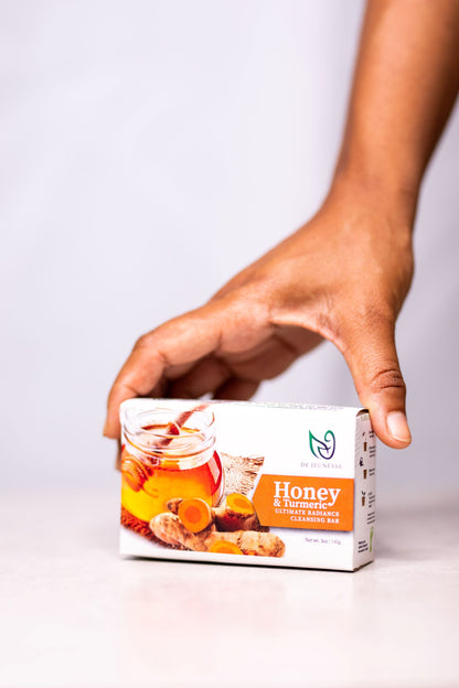 Honey and Tumeric Face &amp; Body Cleansing Bar - dejeunesse