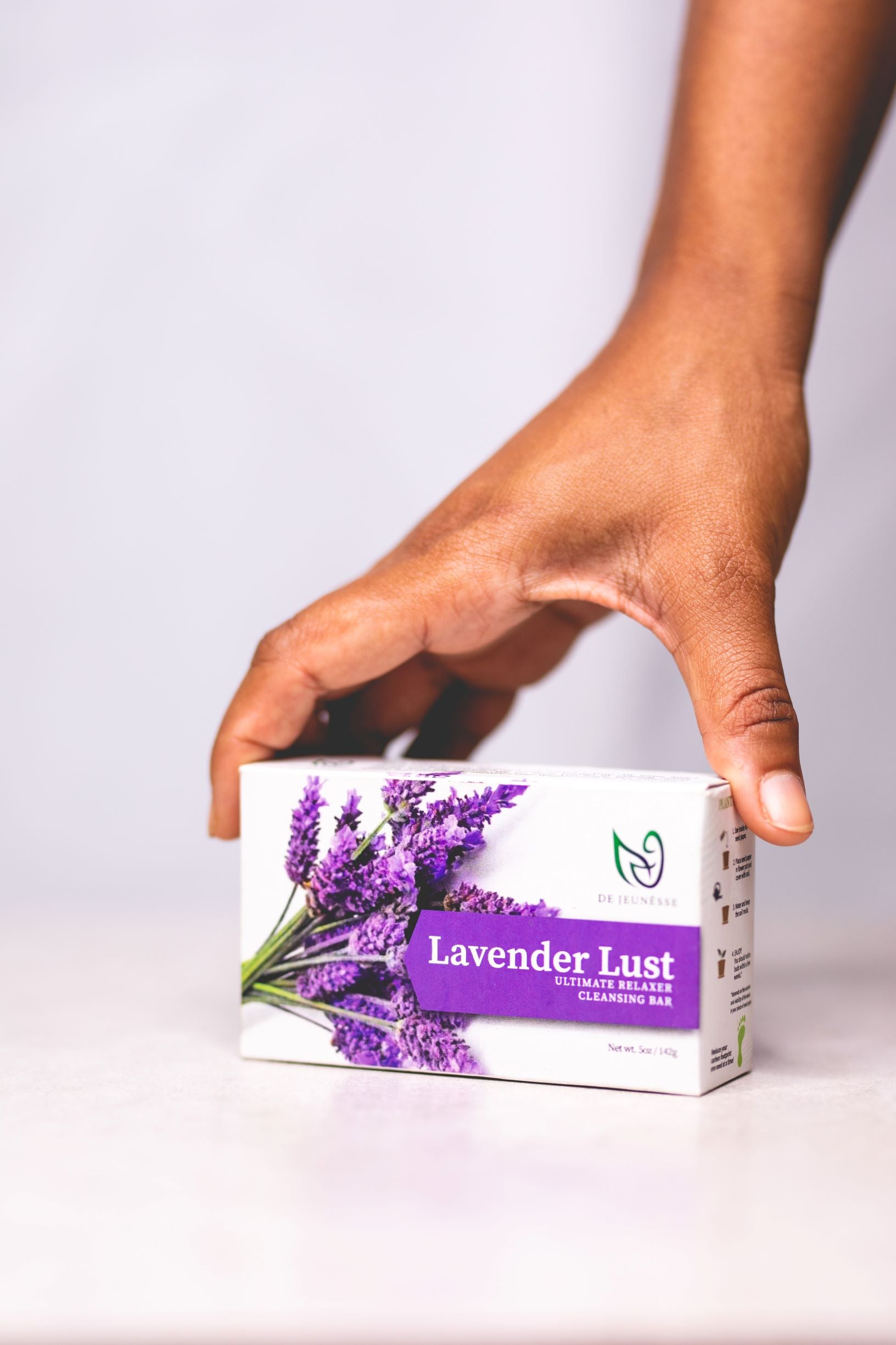 Lavender Lust Face &amp; Body Cleansing Bar - dejeunesse