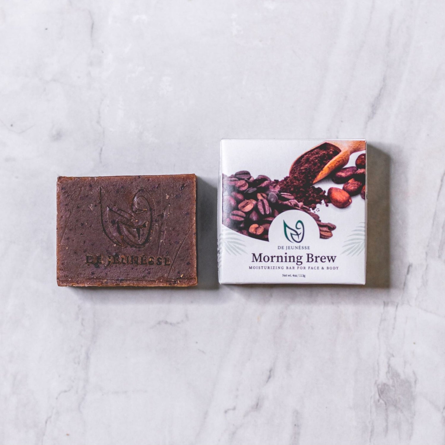 Morning Brew Face &amp; Body Cleansing Bar - dejeunesse