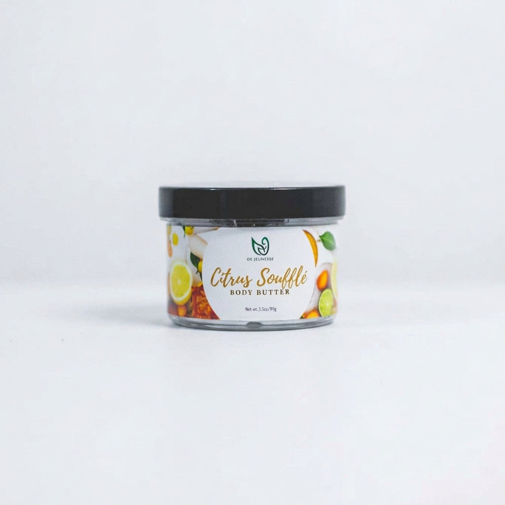 a moisturizing Citrus Souffle Body Butter lotion for all skin types 
